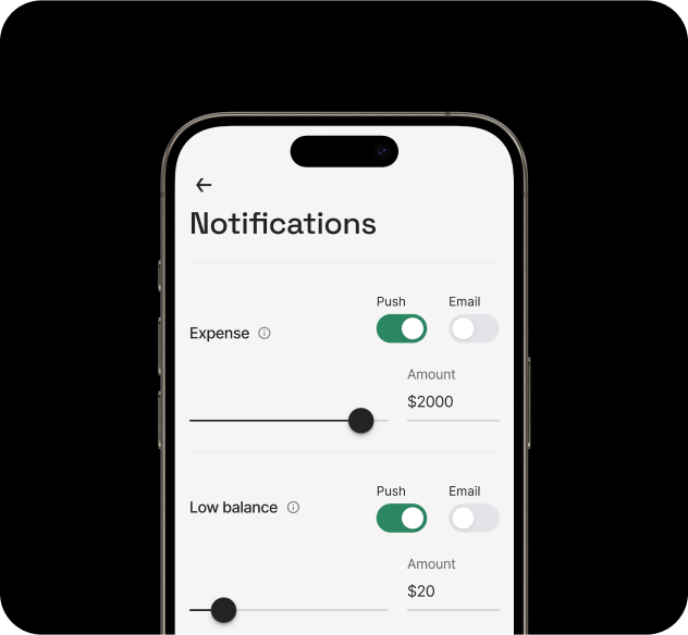 Kashvisor app showing financial notifications and alerts
